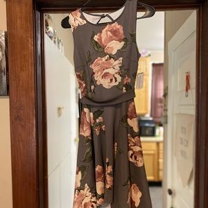 High low dress new with tags. Grey/mauve purple